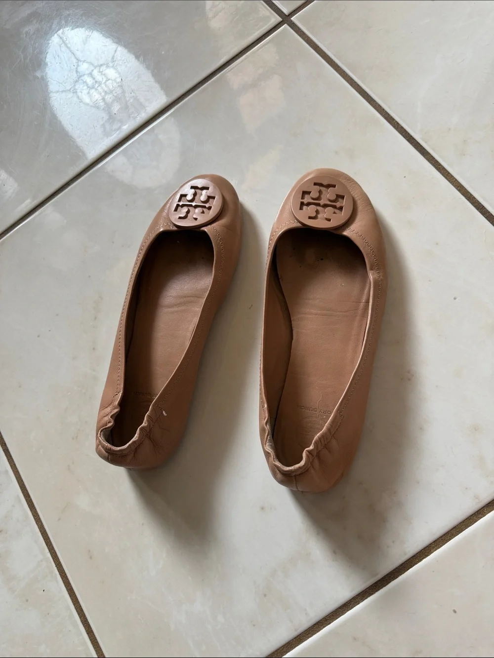 Tory Burch leather ballet